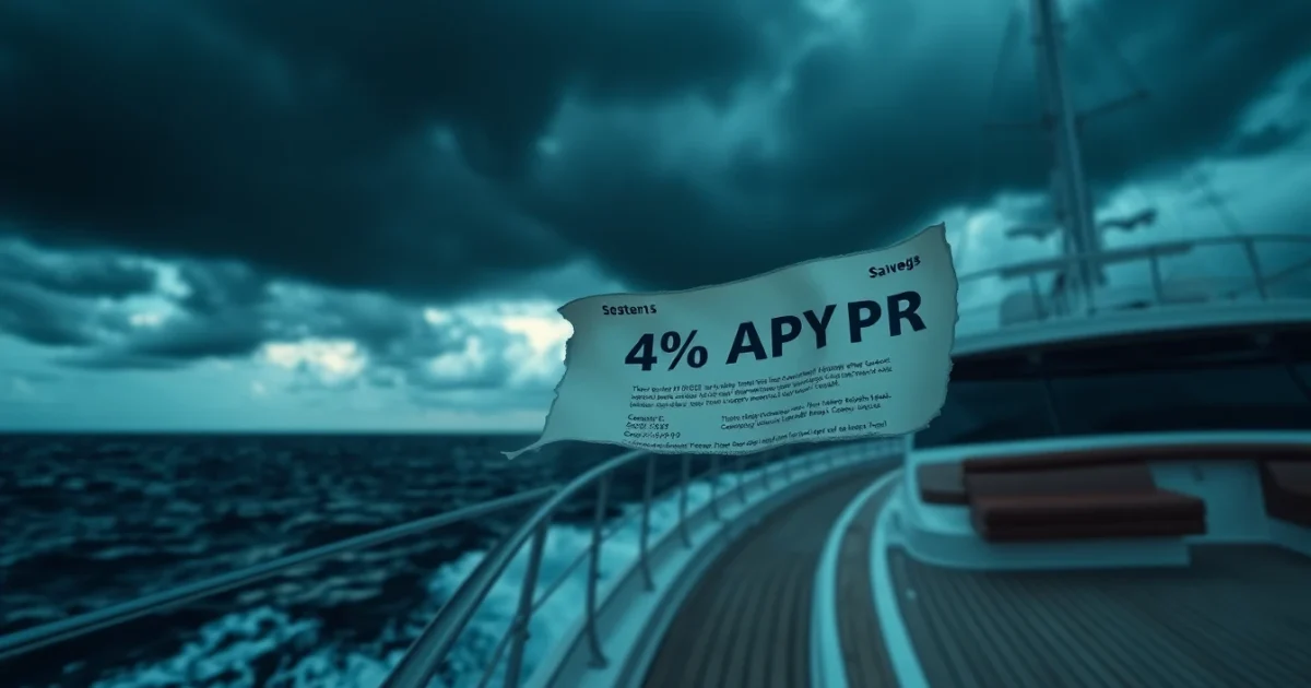 4% APY Savings Accounts Hide a Darker Reality on April 7